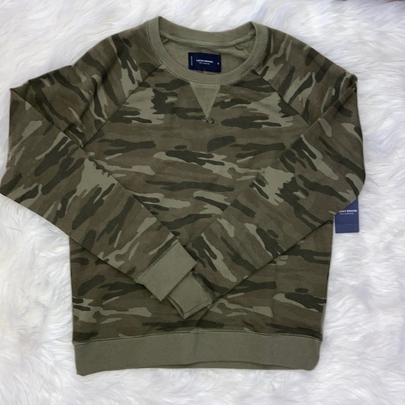 Lucky Brand Tops - HOSTPICK! NWT lucky brand camo pullover